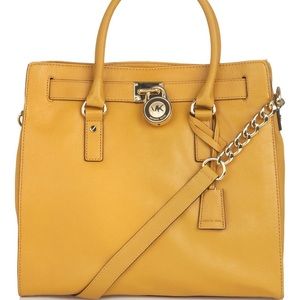 Michael Kors Hamilton large leather tote